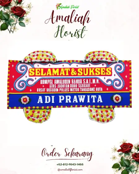 Papan Bunga Ucapan Selamat Mutihkulon